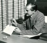 Professor Oscar Oeser. Department of Psychology collection, c.1950. Picture: Uni