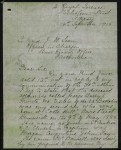 Letter from mother page 1 - 1918-09-14