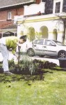 002 Sandy Pullman planting the replacement Corroboree tree August 2002