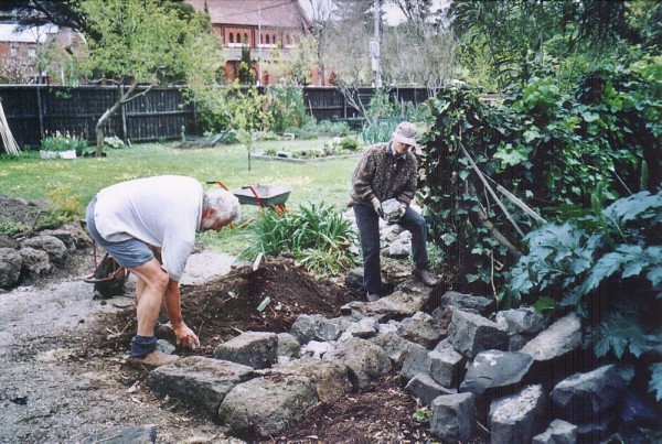 022 Murray Hohnen, Elizabeth Hill - dry stone wall October 2003