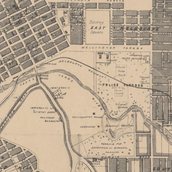 1865 Yarra Park Map
