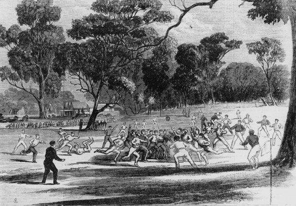 1866 Richmond Paddock Australian football match