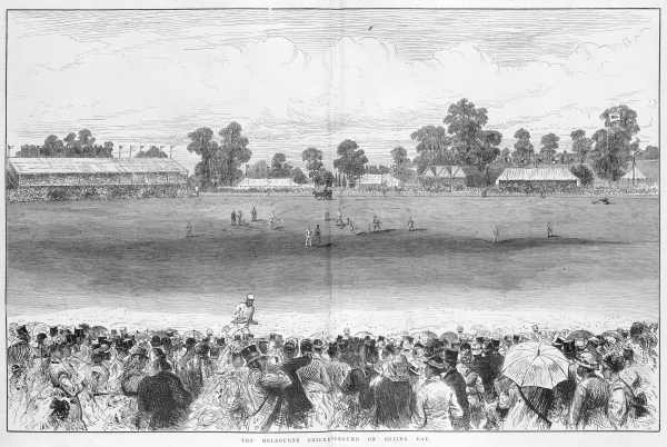 1874 MCG Boxing Day Cricket Match