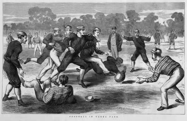 1874 Yarra Park Football Match