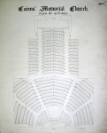 1884 28 Cairns Memorial Church seating plan 28-A