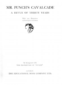 1901-1930 Punch Cavalcade - Title Page