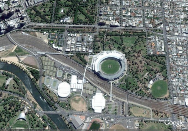 2007 Yarra Park Google Earth