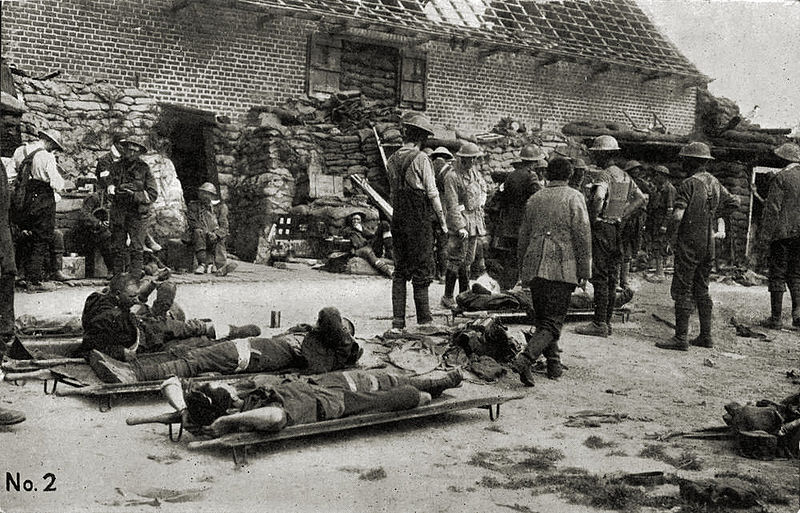 Ambulance Corps. Messines, June 1917